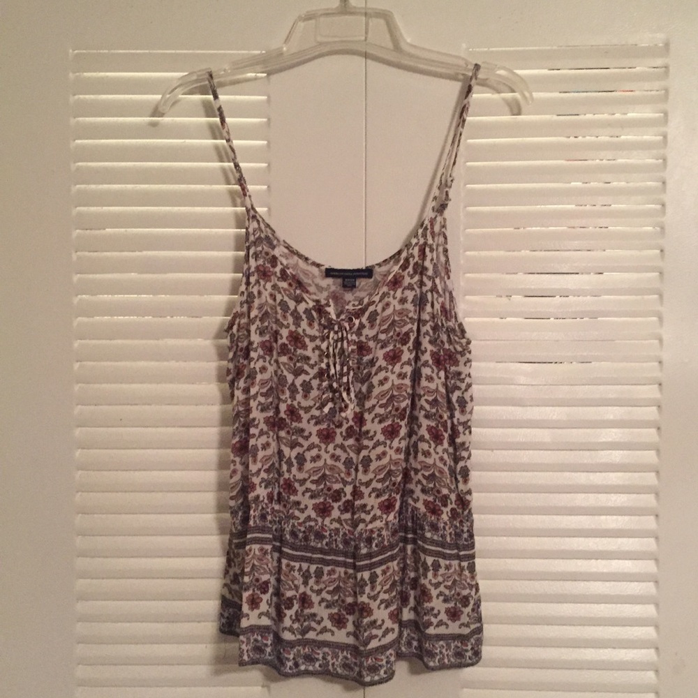 American Eagle floral tank top
